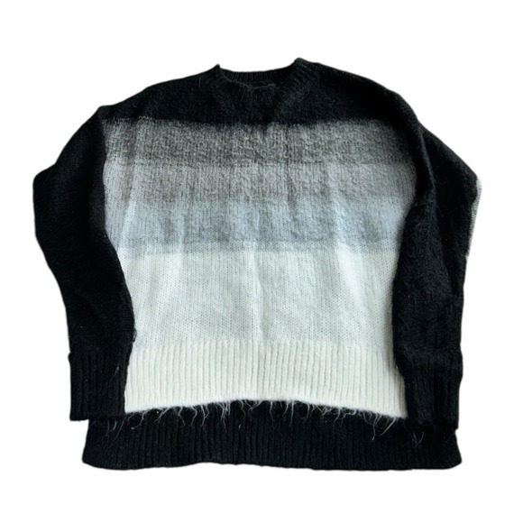 Simply Vera Pullover Sweater Sz XS Oversized Ombre Soft Long-Sleeve Top - Picture 6 of 6